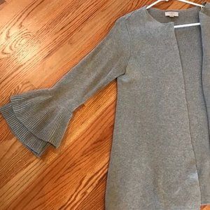 LOFT Open Bell Sleeve Cardigan
